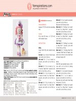 Cách móc Búp bê Em bé bán diêm dễ làm, siêu dễ thương cho bé