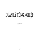 GIÁO TRÌNH QUẢN LÝ CÔNG NGHIỆP