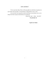 Phân tích các nhân tố ảnh hưởng đến lòng trung thành của nhân viên công ty CP nam phú thanh 