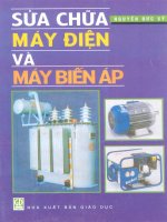 SỬA CHỮA MÁY ĐIỆN VÀ MÁY BIẾN ÁP