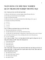 NGAN HANG CAU HOI TRAC NGHIEM MON QTDNTM GUI SV 