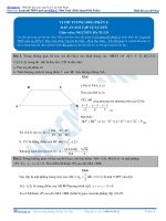 Bài tập vị trí tương đối phần 2 có đáp ná thầy nguyễn bá tuấn 