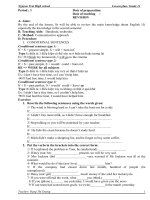 Giáo án Tiếng Anh lớp 11 hoàn chỉnh