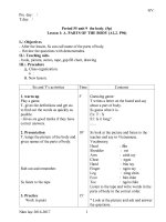 Giáo án anh 6 kì 2   tiếng anh 6   nguyễn thiên hương 