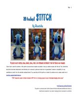 Cách móc Búp bê Pokemon dễ làm, siêu bự, siêu dễ thương cho bé