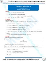 Tính đơn điệu của hàm số thầy nguyễn bá tuấn 