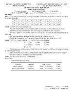 đề thi kinh tế lượng trường DH tài chínhmarketing