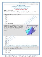 Đề mô phỏng đánh giá năng lực lớp 12 m,ôn toán 