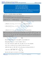 Bài tập vị trí tương đối giữa mặt cầu và mặt phẳng có đáp án thầy nguyễn bá tuấn 