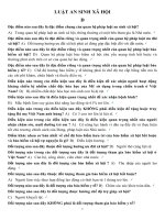 Ngân hàng câu hỏi và đáp án môn Luật an sinh xã hội  law117 topica