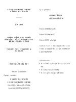 NGHIÊN CỨU XÂY DỰNG PHƯƠNG PHÁP ĐÁNH GIÁ SỰ CỐ MÔI TRƯỜNG TRONG SỬ DỤNG KHÍ HOÁ LỎNG (LPG) Ở VIỆT NAM