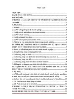 THỰC TRẠNG HOẠT ĐỘNG PHÂN TÍCH tài CHÍNH DOANH NGHIỆP tại CÔNG TY TNHH MTV 688