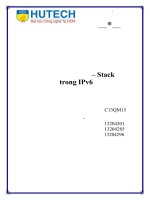 Báo cáo Bảo trì hệ thống mạng OSPFv3 và Dual-Stack trong IPv6