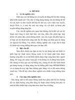 Luận án tiến sĩ anten thông tin áp dụng trong các hệ thống thông tin đa sóng mang (TT) 