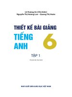 Giáo án tiếng anh 6 tập 1+2 (sách thí điểm)