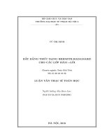 Bất đẳng thức dạng hermite   hadamard cho các lớp hàm s lồi 