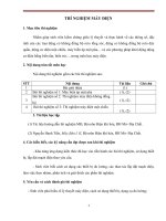 Báo cáo THÍ NGHIỆM MÁY ĐIỆN