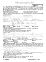 30 đề kiểm tra 1 tiết, kiểm tra học kì môn hóa học lớp 12 (Học kì 1 +Học kì 2)