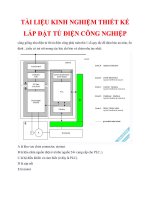 tài liệu kinh nghiệm thiết kế lắp đặt tủ điện công nghiệp