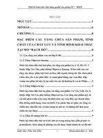 Thiết kế khai thác dầu bằng gaslift cho giếng 817 – MSP8