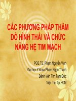 cac pp tham do hinh thai va chuc nang he tim mach 