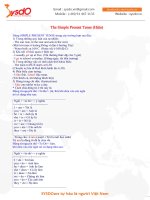 Cấu trúc ngữ pháp tiếng anh