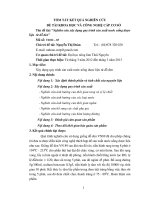 Nghiên cứu xây dựng quy trình sản xuất nước uống dược liệu từ đỗ đen 