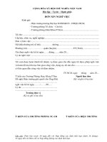 Mau DON XIN THOI VIEC