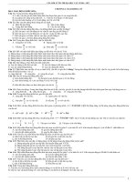 trắc nghiệm lý thuyết vật lý 12 có đáp án