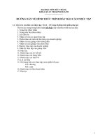 HƯỚNG DẪN VỀ HÌNH THỨC TRÌNH BÀY BÁO CÁO THỰC TẬP