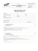 Nhat ky thuc tap danh cho giang vien