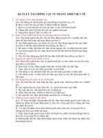 QUẢN lý tài CHÍNH, vật tư TRANG THIẾT bị y tế 