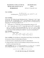 Đề thi (đề xuất) trại hè hùng vương lần thứ XII năm 2016 toán 10 chuyên lào cai 