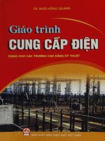 giáo trình cung cáp điện   ngô hồng quang