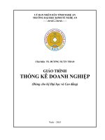 GIÁO TRÌNH THỐNG KÊ DOANH NGHIỆP