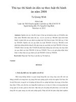 Thủ tục thi hành án dân sự theo luật thi hành án năm 2008 
