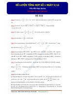 Đề tổng hợp lần 1 