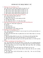 ĐÁNH GIÁ các HOẠT ĐỘNG y tế 