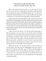 NGÂN HÀNG câu hỏi THI CÔNG CHỨC LĨNH vực CHUYÊN NGÀNH THỦY lợi 