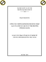 Công tác chống kinh doanh hàng nhập lậu của chi cục quản lý thị trường tỉnh hà giang 