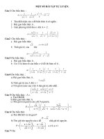 MỘT số bài tập tự LUYỆN rut gon lop 9