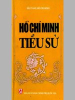Hồ chí minh   tiểu sử phần 1   NXB chính trị quốc gia 