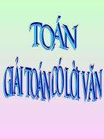 Bài giảng Toán 1 chương 3 bài 13: Giải toán có lời văn