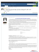 Giải phuơng trình bằng tính đơn điệu hàm số