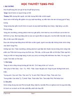 HỌC THUYẾT TẠNG PHỦ 