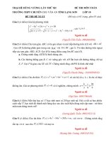 Đề thi (đề xuất) trại hè hùng vương lần thứ XII năm 2016 toán 10 chu văn an lạng sơn 