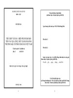 thế chấp tài sản  biện pháp đảm bảo tiền vay qua thực tiễn tại ngân hàng thương mại cổ phần hàng hải việt nam