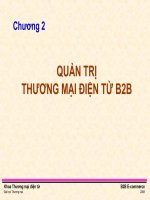 Slide: QUẢN TRỊ THƯƠNG MẠI ĐIỆN TỬ B2B