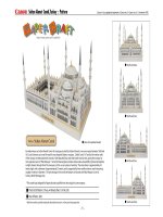 Mô hình Sultan Ahmet Camii, Turkey