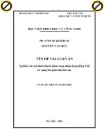 Nghiên cứu mô hình thanh điệu trong nhận dạng tiếng việt từ vựng lớn phát âm liên tục 